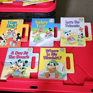 Disney Mickey Mouse and Friends Learning Book Set - Red, Yellow, Blue